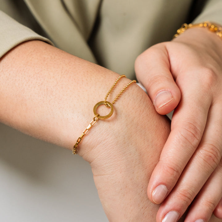 Gold Tennis Bracelet in a Box Jasmine's Boutique Australia
