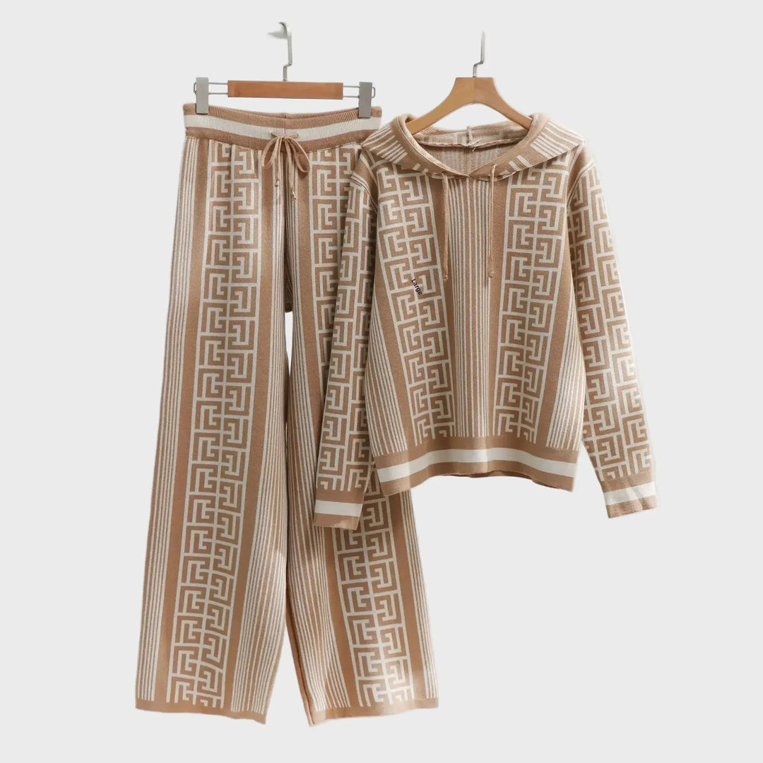 Geometric Knit Set Jasmine's Boutique Australia