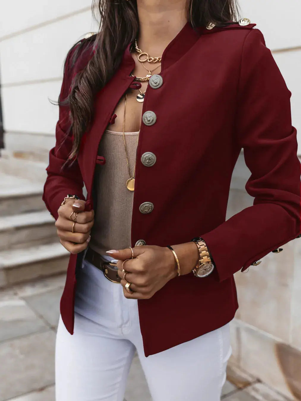 Valoré™ – Royal Buttoned Jacket Jasmine's Boutique Australia