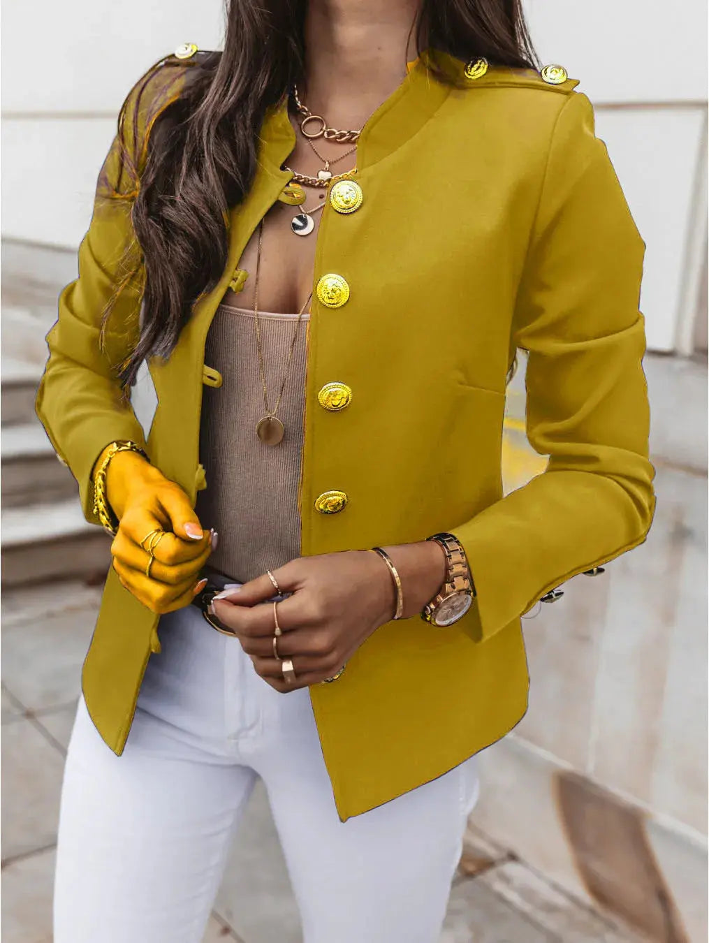 Valoré™ – Royal Buttoned Jacket Jasmine's Boutique Australia