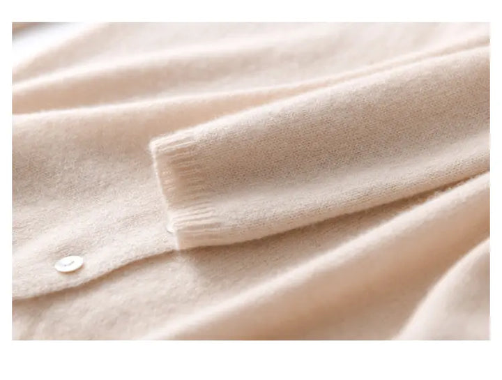 Soft Blush Asymmetrical Button Cardigan Jasmine's Boutique Australia