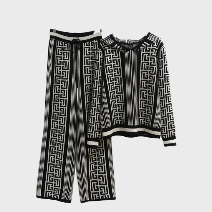 Geometric Knit Set Jasmine's Boutique Australia