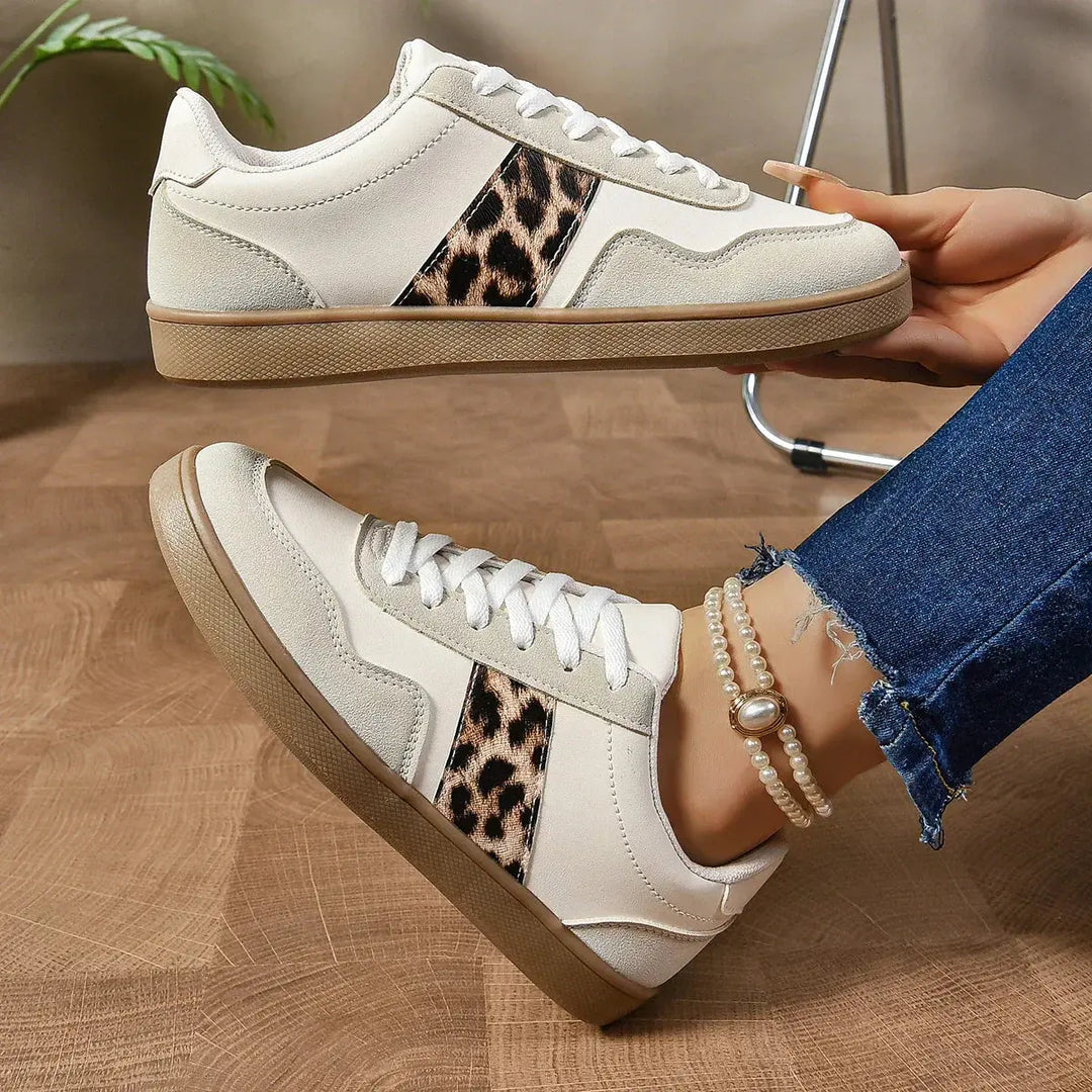 Urban Leopard Accent Sneakers Jasmine's Boutique Australia