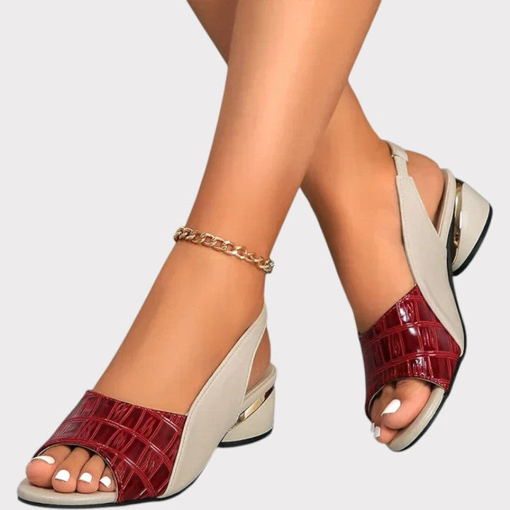 Marbella Two-Tone Slingback Sandals Jasmine's Boutique Australia