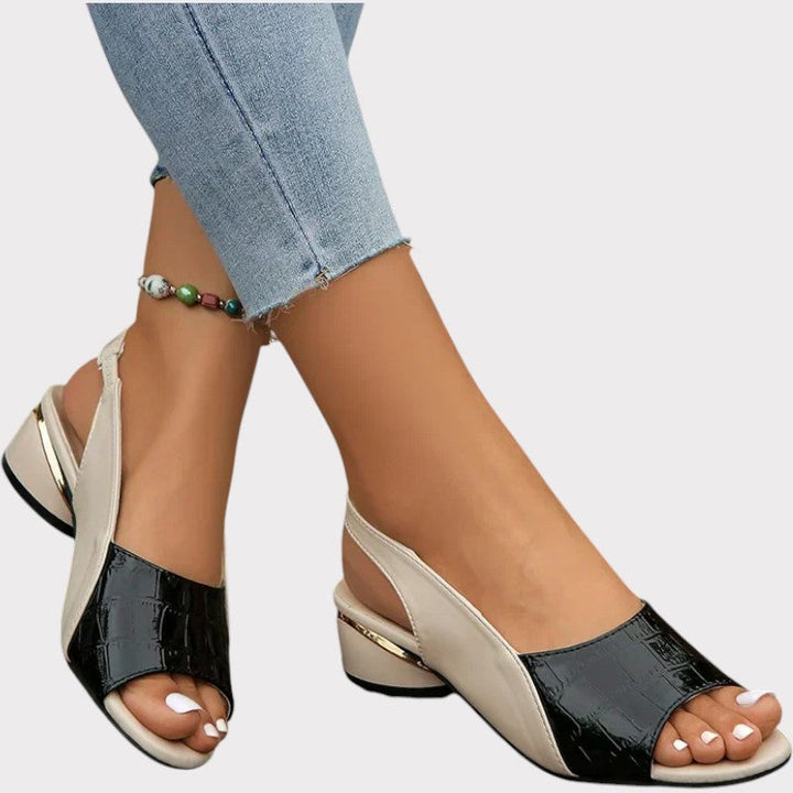 Marbella Two-Tone Slingback Sandals Jasmine's Boutique Australia