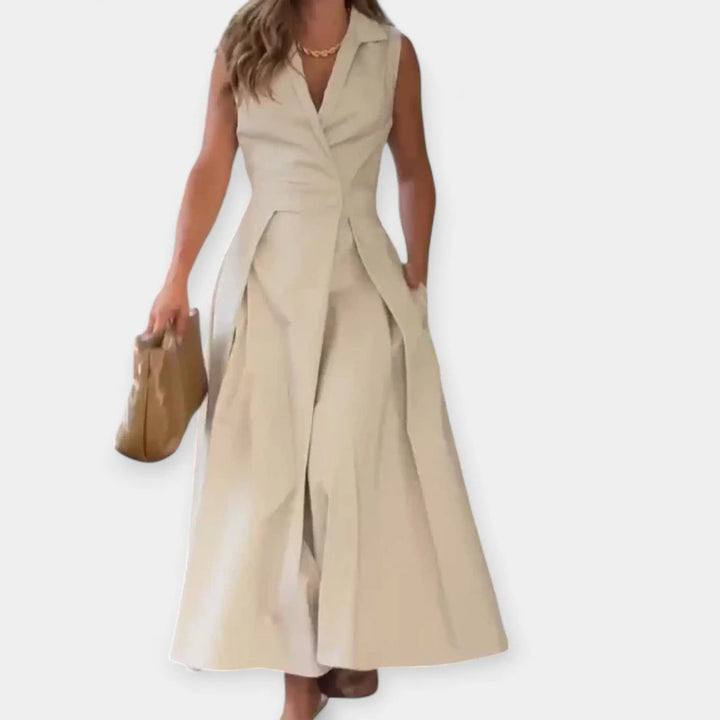 Midi Dress with Collar Jasmine's Boutique Australia