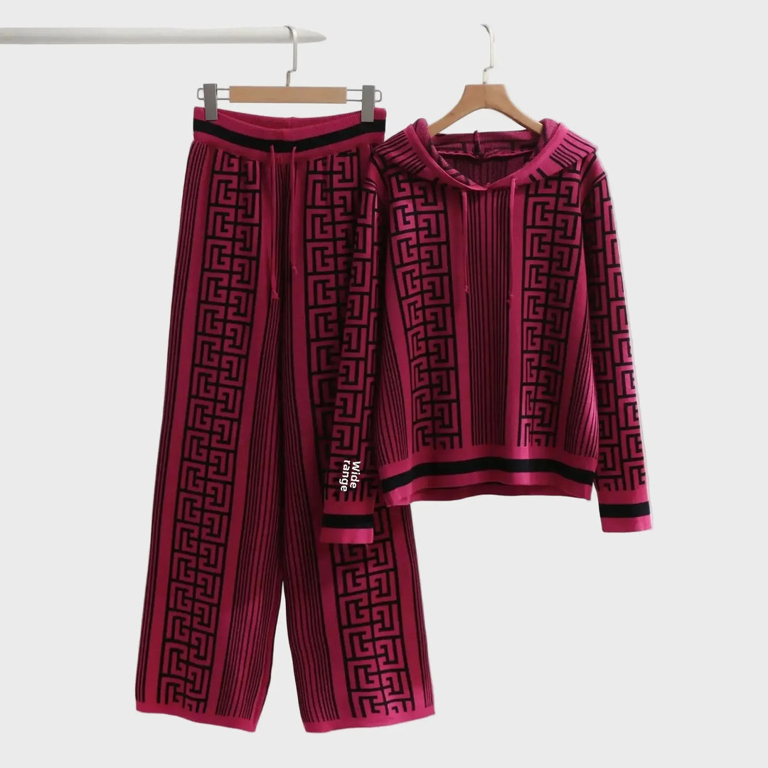 Geometric Knit Set Jasmine's Boutique Australia
