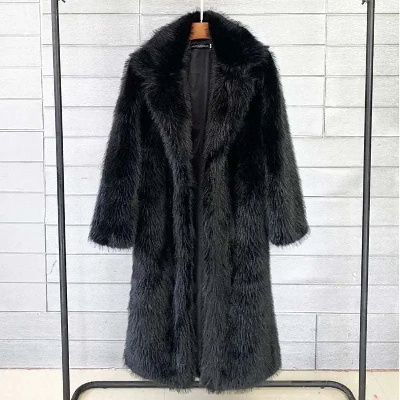 Arctic Elegance Long Faux Fur Coat Jasmine's Boutique Australia