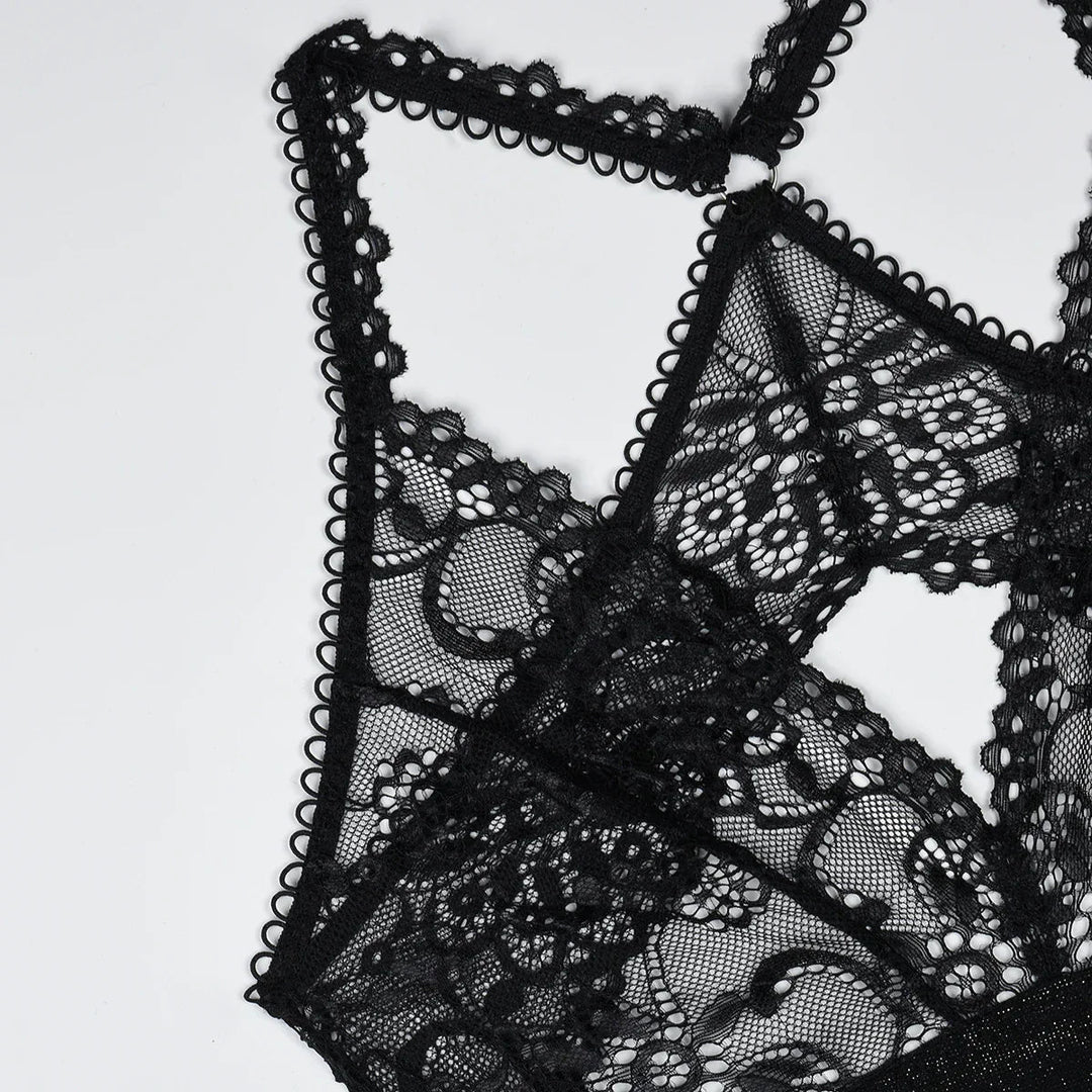 Starlit Desire Lace Bodysuit Jasmine's Boutique Australia