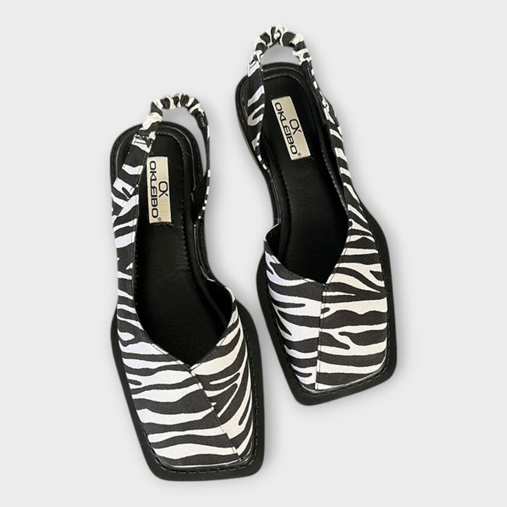 Faux Leather Moccasins with Elastic Heel Liora Lane Boutique