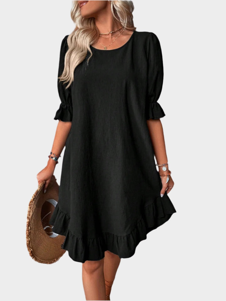 Retro Midi Dress with Comfortable Sleeves Jasmine's Boutique Australia