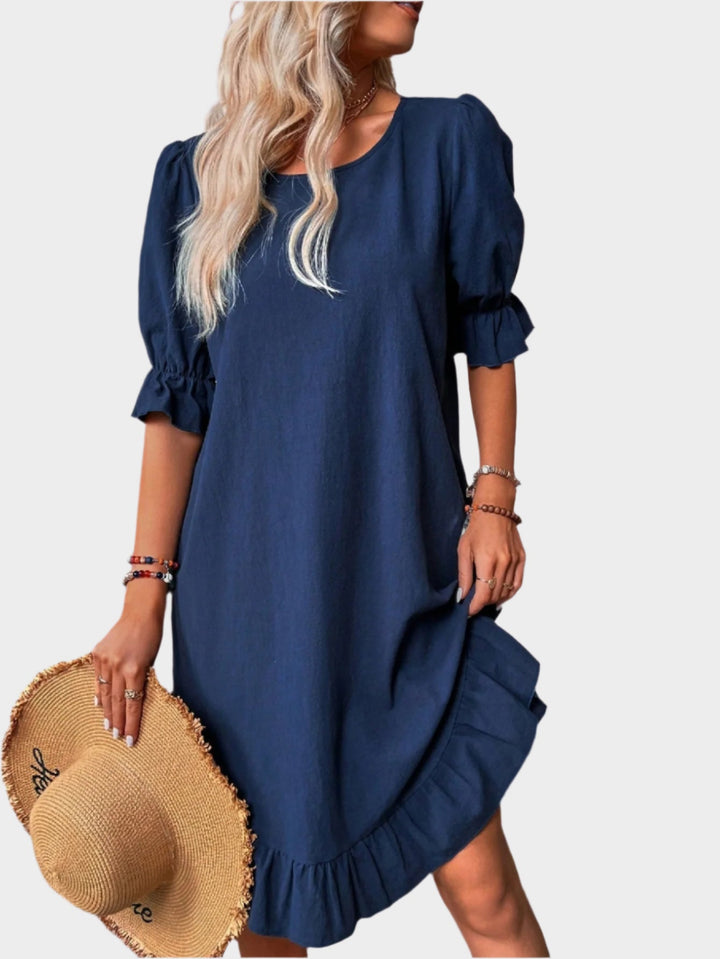Retro Midi Dress with Comfortable Sleeves Jasmine's Boutique Australia