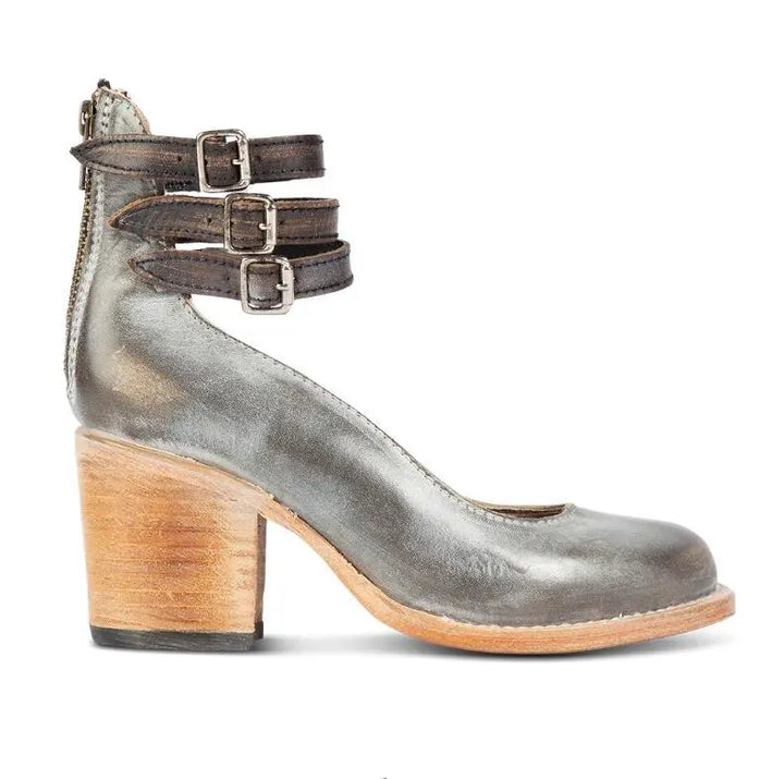 Verona Vintage Double-Strap Heels Jasmine's Boutique Australia