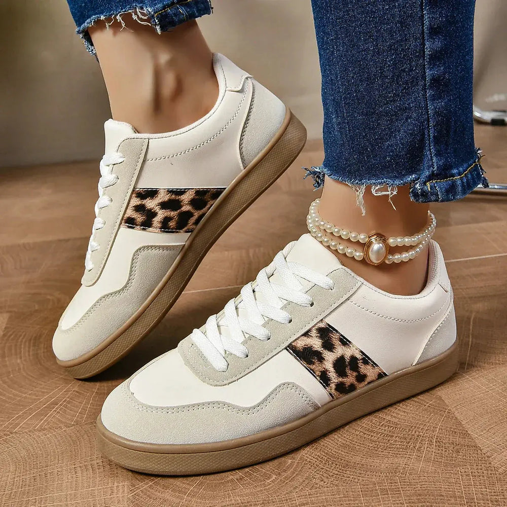 Urban Leopard Accent Sneakers Jasmine's Boutique Australia