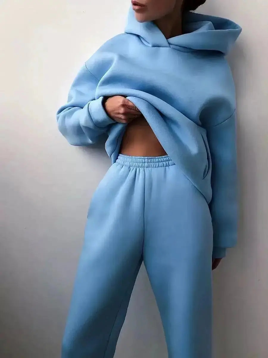 Cozy Fleece Hoodie & Jogger Set Jasmine's Boutique Australia