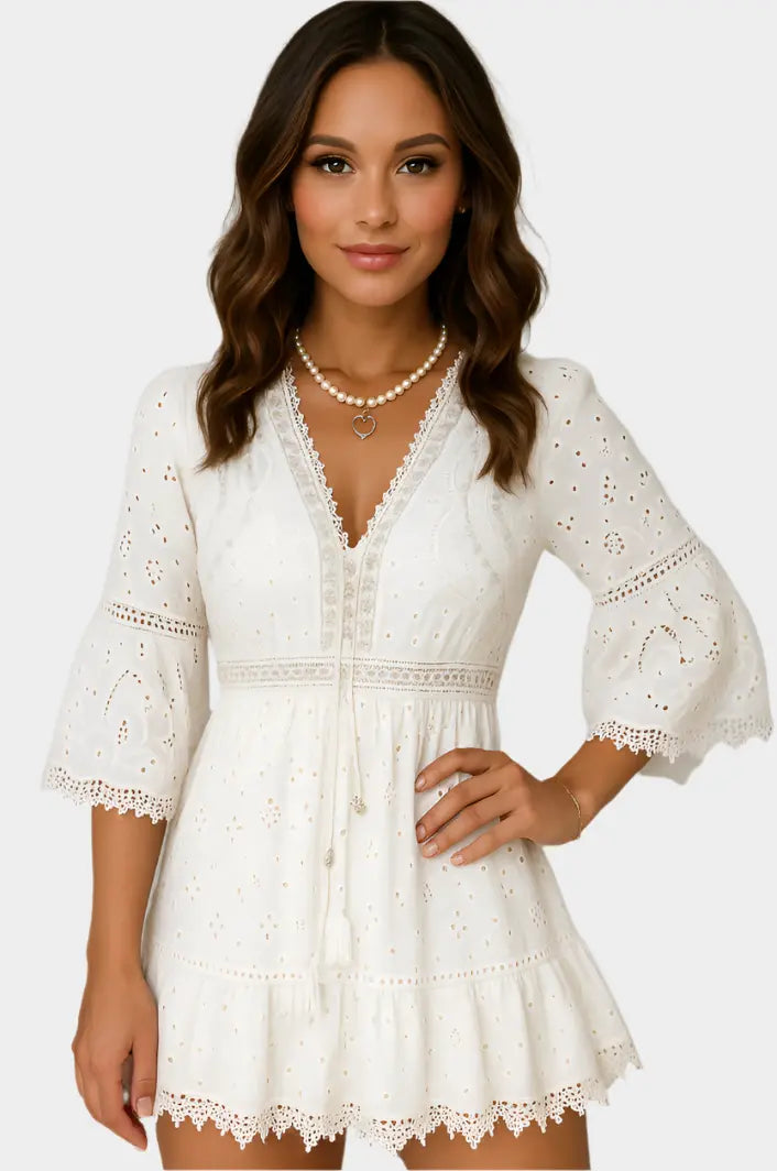 Boho Summer Short Dress Jasmine's Boutique Australia