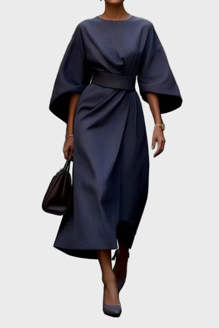 Midnight Elegance Kimono-Sleeve Dress Jasmine's Boutique Australia