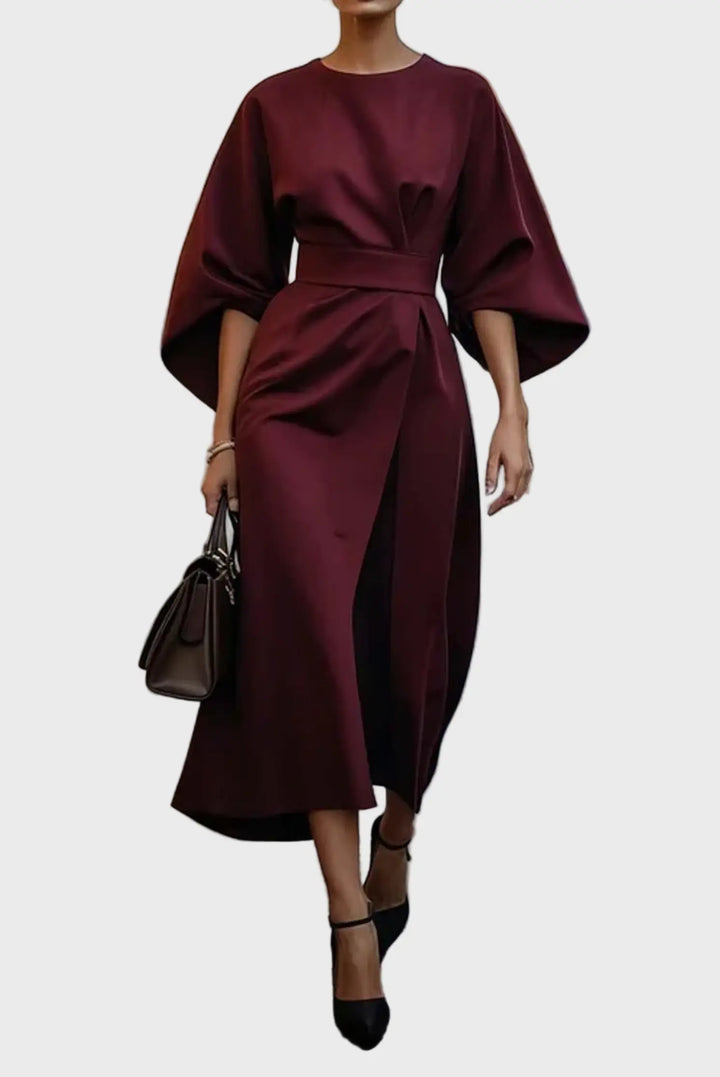 Midnight Elegance Kimono-Sleeve Dress Jasmine's Boutique Australia