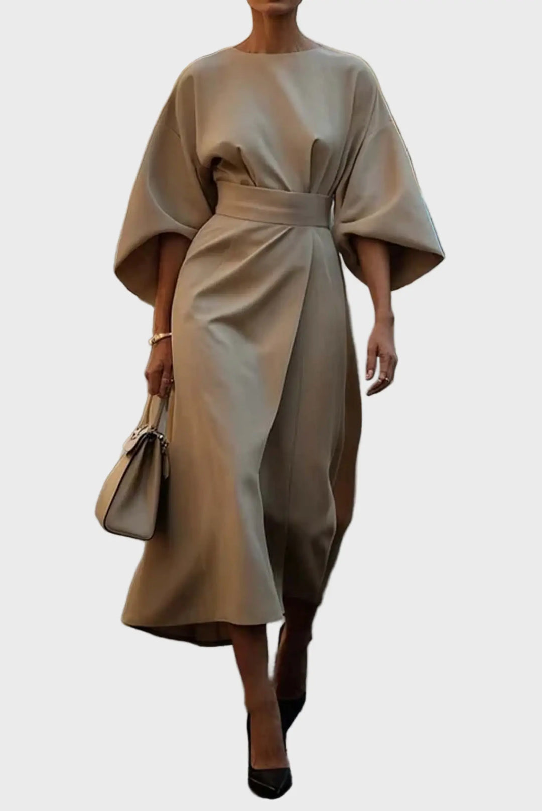 Midnight Elegance Kimono-Sleeve Dress Jasmine's Boutique Australia