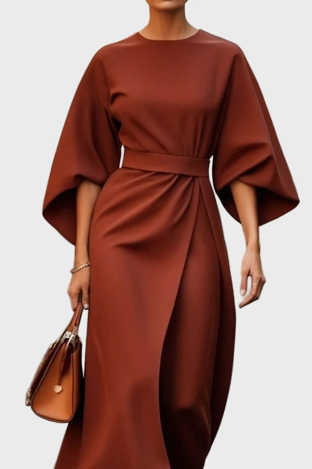 Midnight Elegance Kimono-Sleeve Dress Jasmine's Boutique Australia