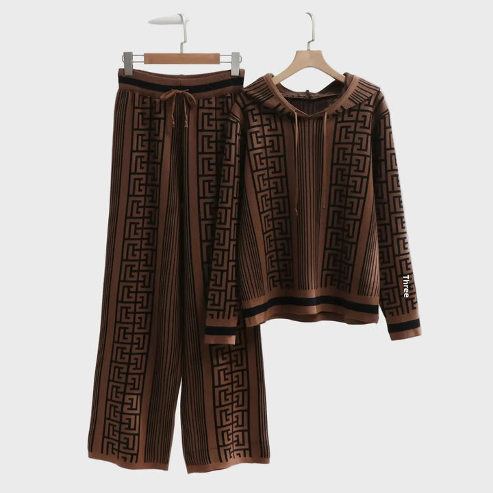 Geometric Knit Set Jasmine's Boutique Australia