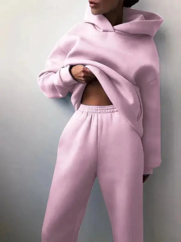 Cozy Fleece Hoodie & Jogger Set Jasmine's Boutique Australia