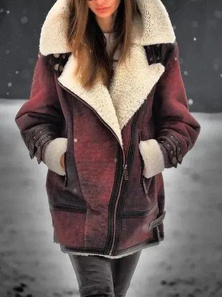 Alpine Shearling Aviator Jacket Jasmine's Boutique Australia
