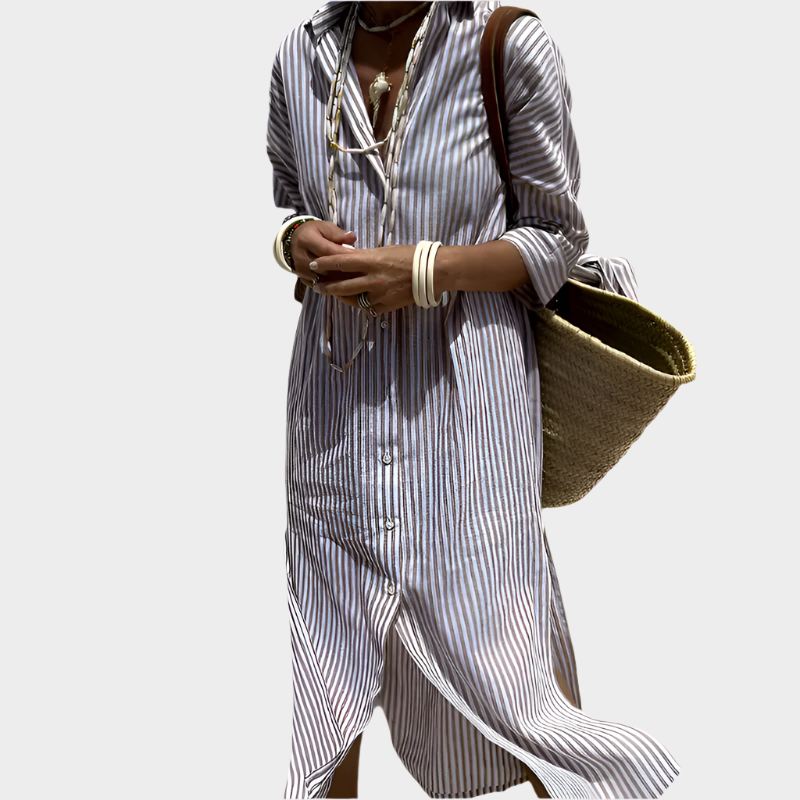 Striped Midi Dress Jasmine's Boutique Australia