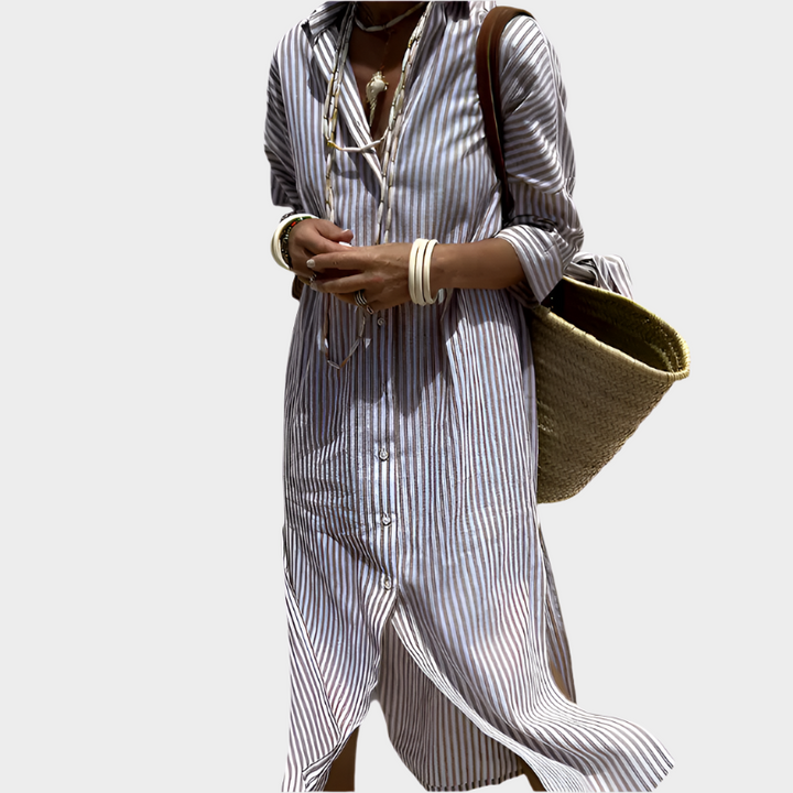 Striped Midi Dress Jasmine's Boutique Australia