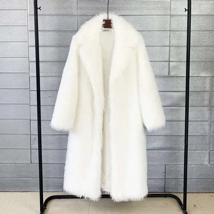 Arctic Elegance Long Faux Fur Coat Jasmine's Boutique Australia