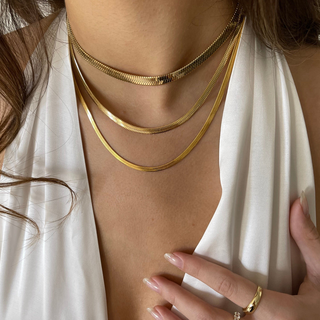 Shining Snake Necklace Jasmine's Boutique Australia