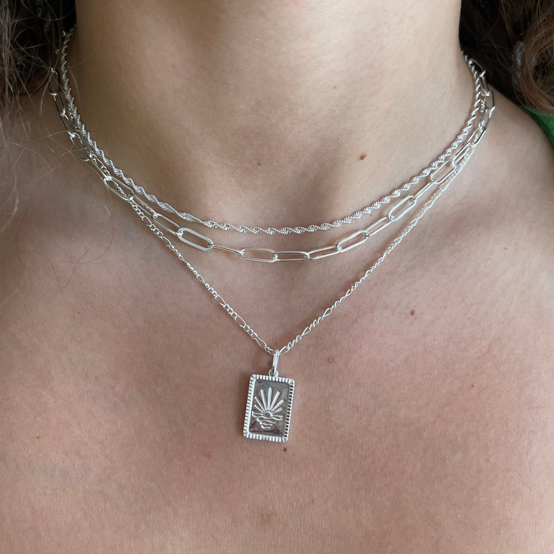 Sun Design Necklace Jasmine's Boutique Australia