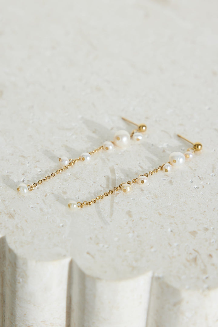 Gold-Plated Celestial Flora Earrings 18 Karats Jasmine's Boutique Australia
