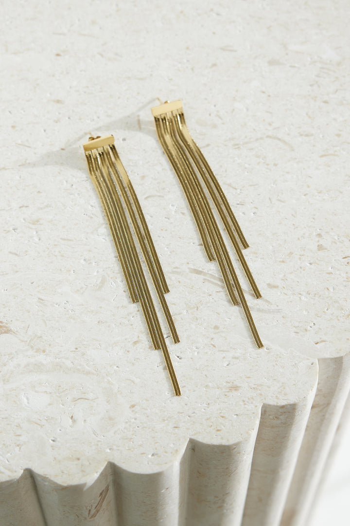 18 Karat Gold Plated Glam Time Earrings Jasmine's Boutique Australia
