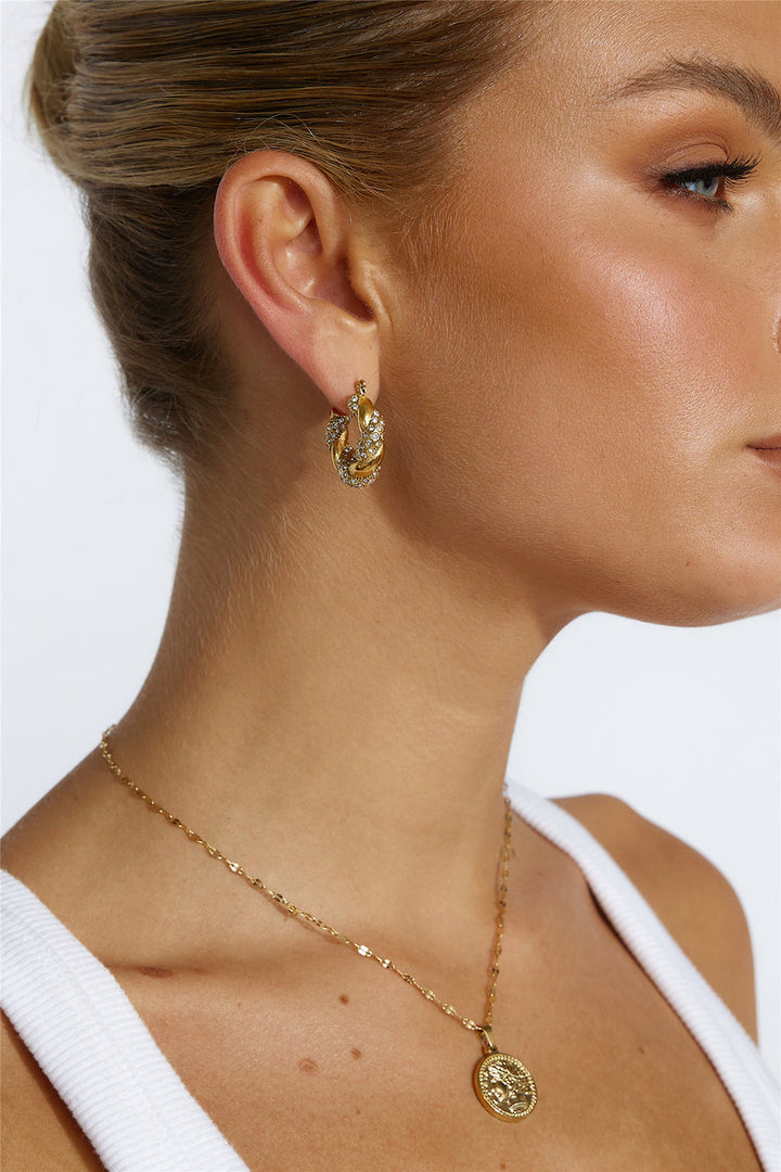 Standing Ovations Necklace, 18 Karat Gold-Plated Jasmine's Boutique Australia