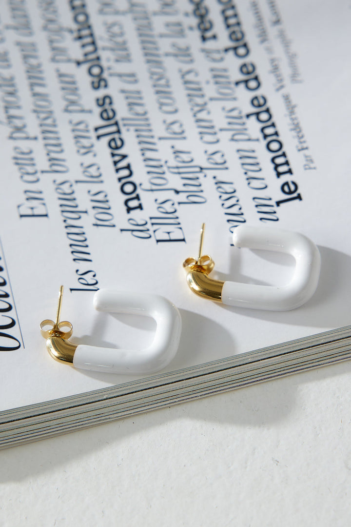 18 Karat Gold-Plated Earrings with Sugar Coating Gold Jasmine's Boutique Australia