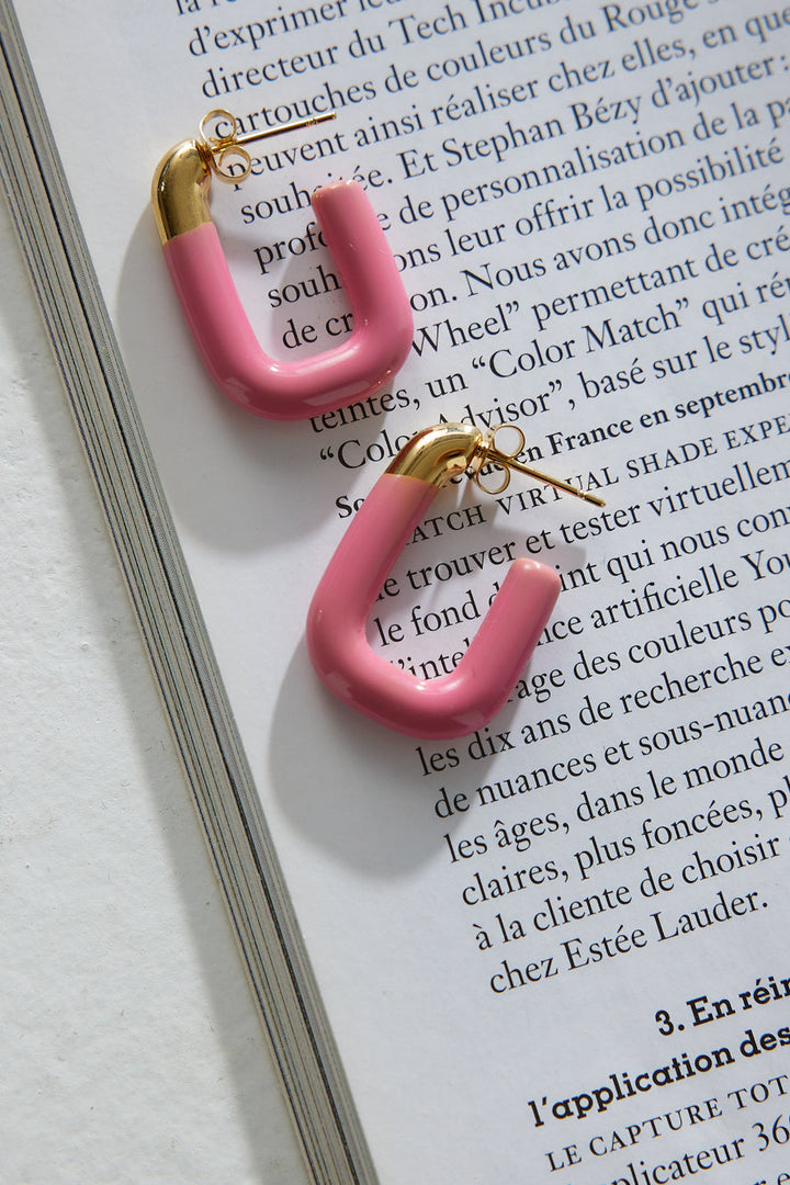Gold-plated 18-carat Love Earrings Jasmine's Boutique Australia