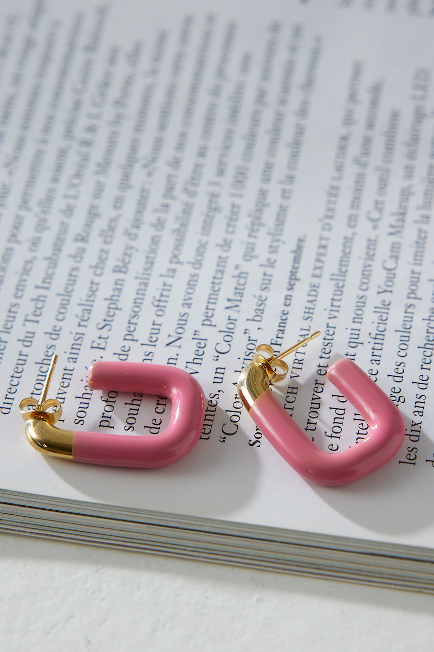 Gold-plated 18-carat Love Earrings Jasmine's Boutique Australia