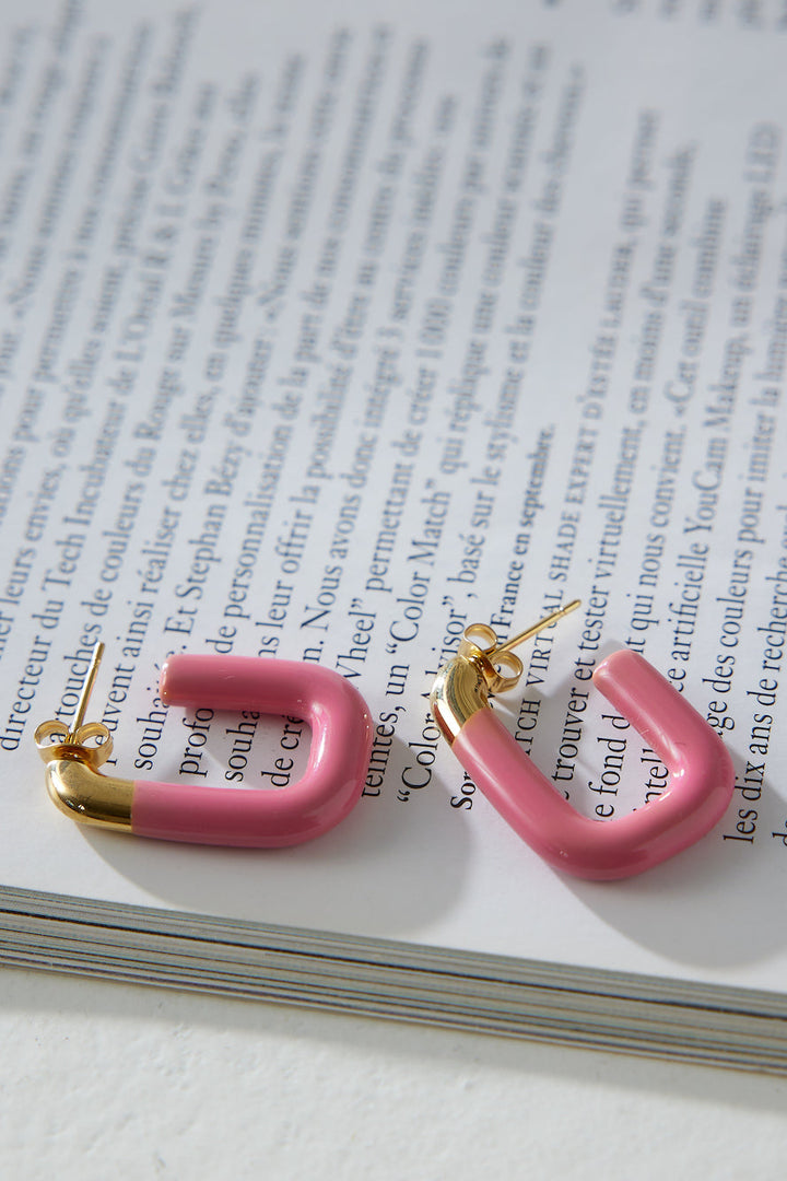 Gold-plated 18-carat Love Earrings Jasmine's Boutique Australia