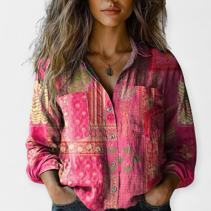 Vintage Printed Blouse Jasmine's Boutique Australia