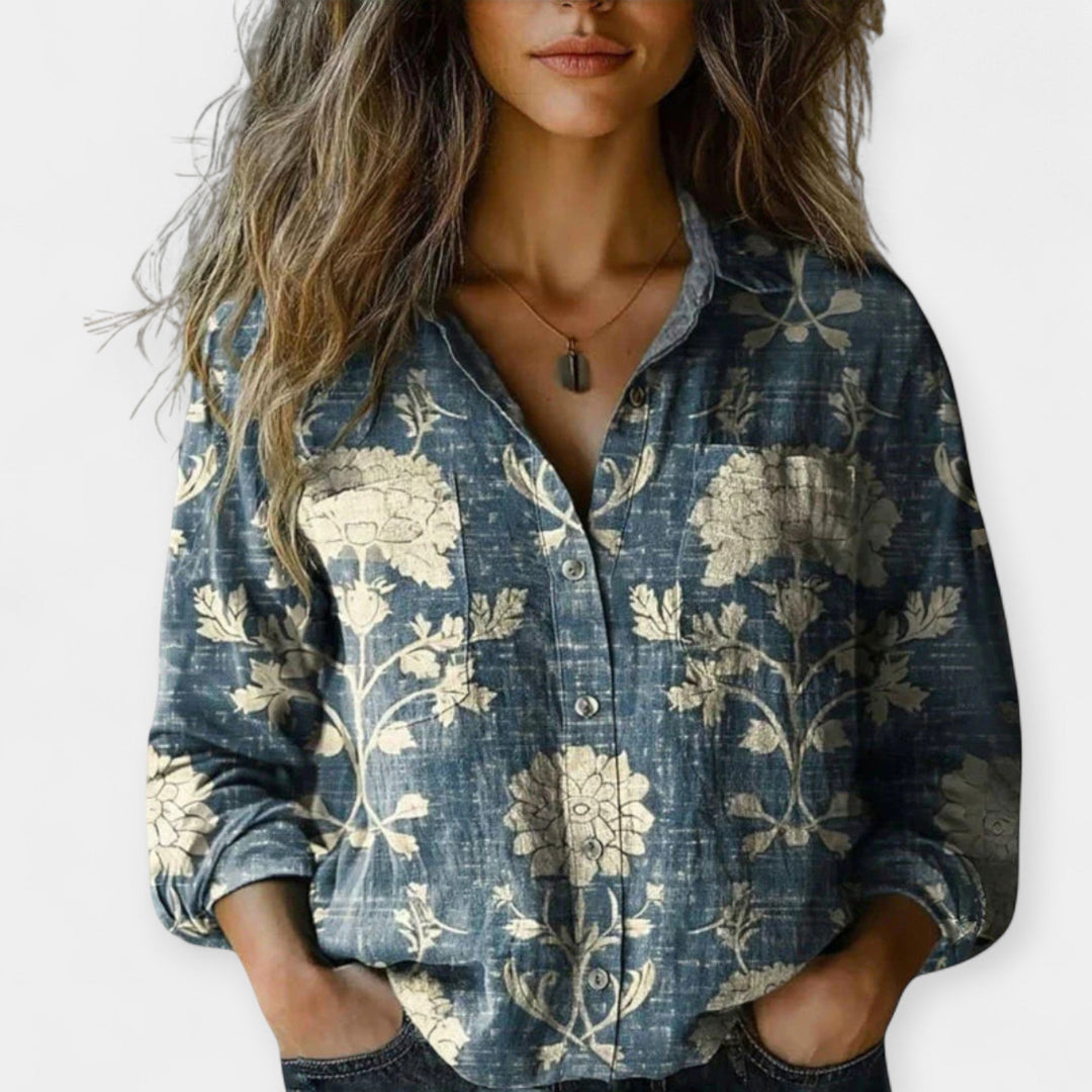 Vintage Printed Blouse Jasmine's Boutique Australia
