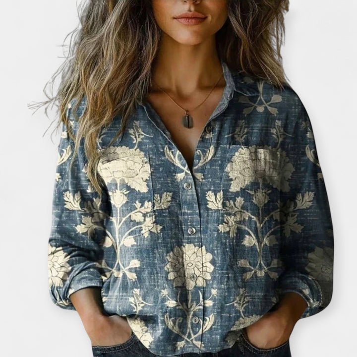 Vintage Printed Blouse Jasmine's Boutique Australia