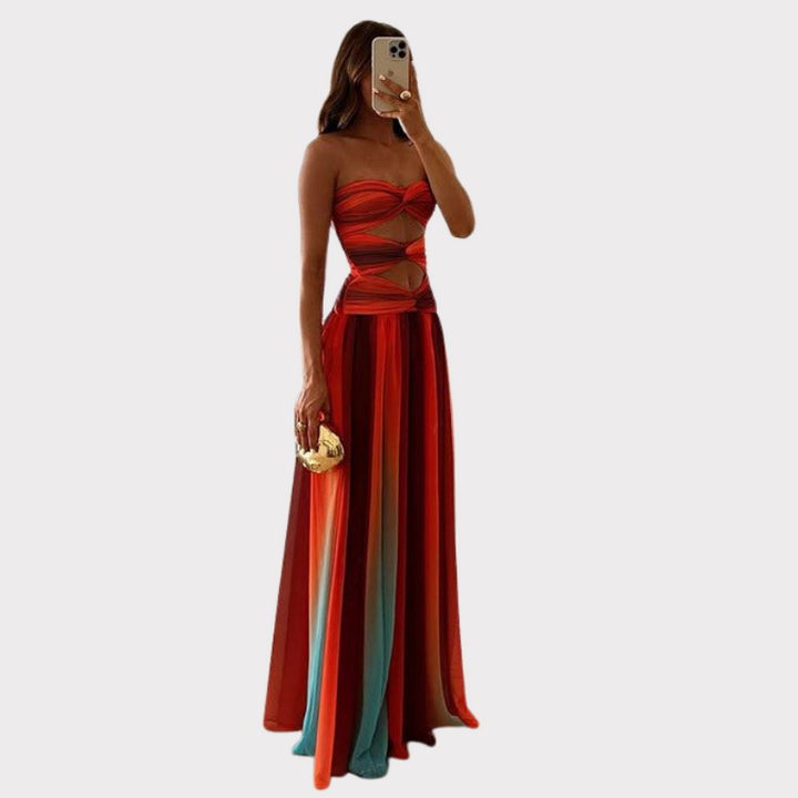 Laney | Strapless Maxi Dress Liora Lane Boutique