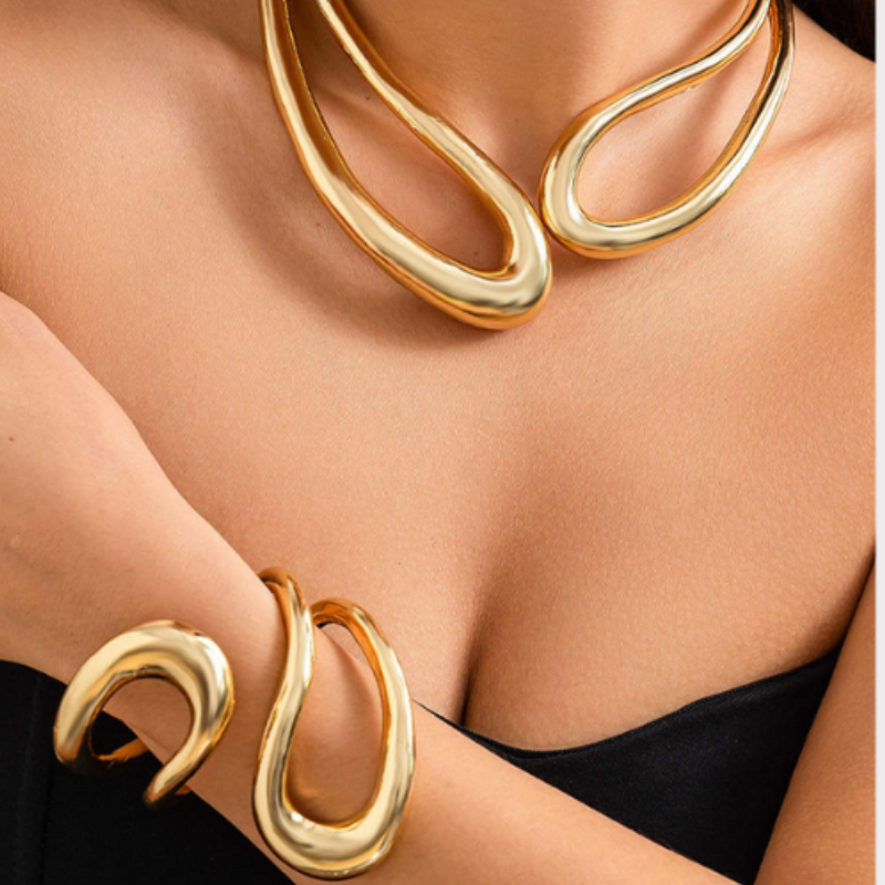 Cut Out Asymmetrical Bracelet Liora Lane Boutique