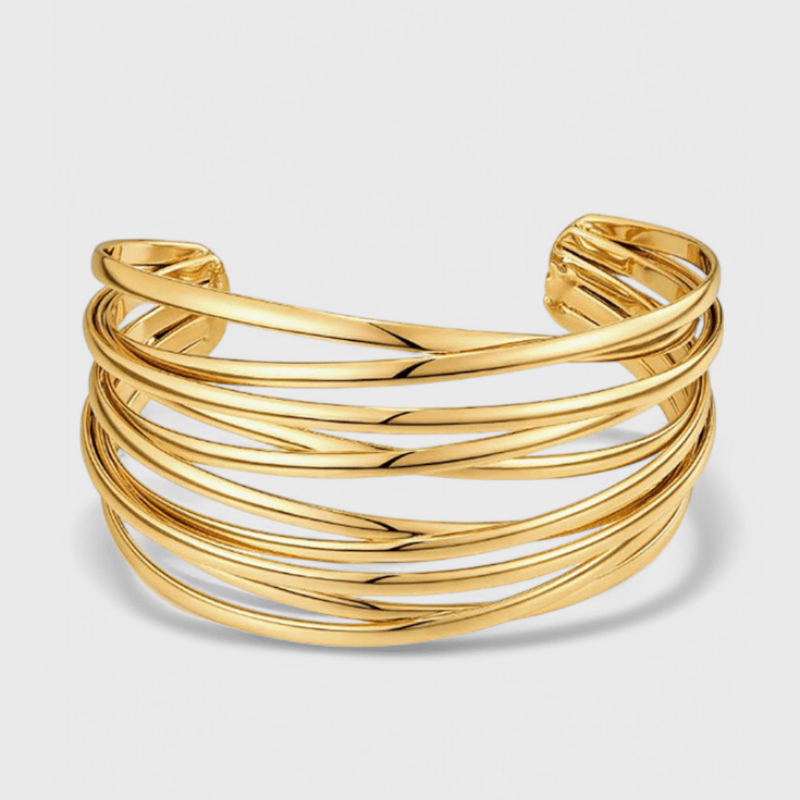 Layered Wire Cuff Liora Lane Boutique