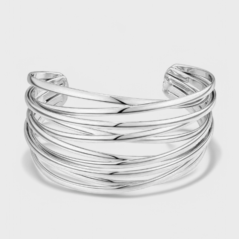 Layered Wire Cuff Liora Lane Boutique