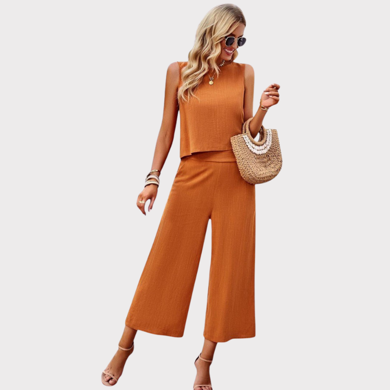Lavinia | Flowy Boho Top & Shorts Set Liora Lane Boutique