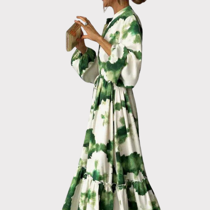 Alicia | Elegant Flowy Maxi Dress Liora Lane Boutique