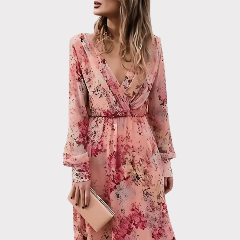 Amaliya | Floral Boho Maxi Dress Liora Lane Boutique