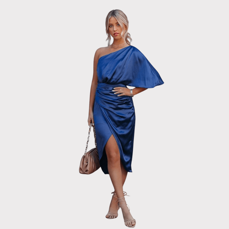 Anais | Elegant Silky Satin Dress Liora Lane Boutique